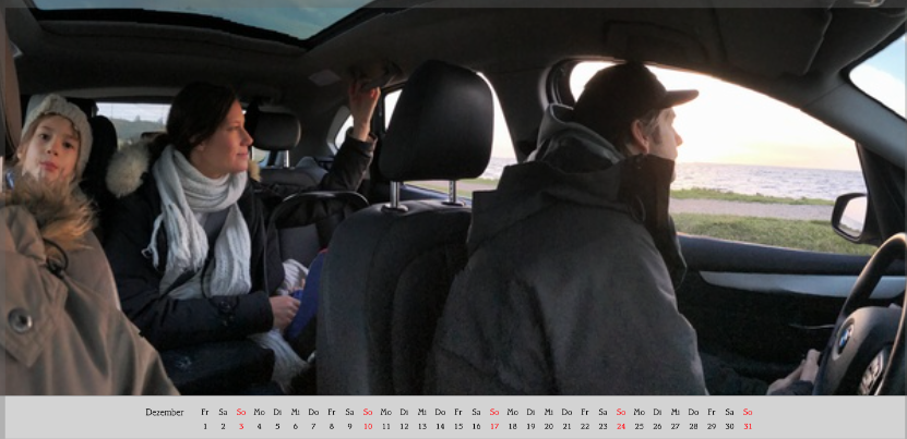 Familie Im Auto